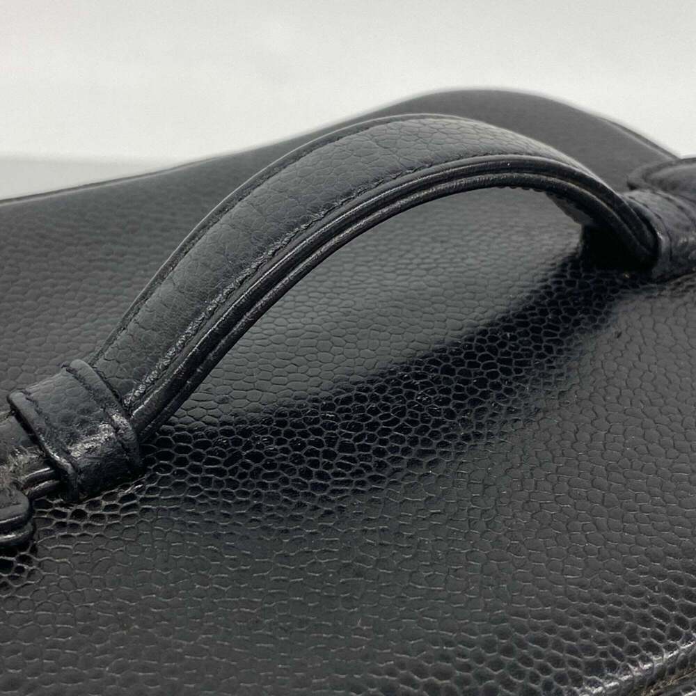 CHANEL Black Caviar Leather Vanity Bag - Picture 8 of 10
